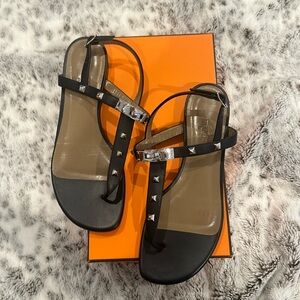 HERMES OLIVIA SANDALS SIZE 6.5
